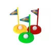 LEAN TOYS minigolf-sarja lapsille, mailat, 12-osainen