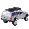 LEAN TOYS MN78 kauko-ohjattava RC-maastoauto 4x4 hopea 1:12