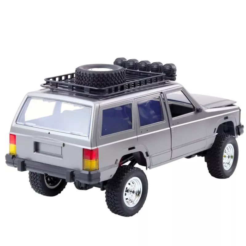 LEAN TOYS MN78 kauko-ohjattava RC-maastoauto 4x4 hopea 1:12