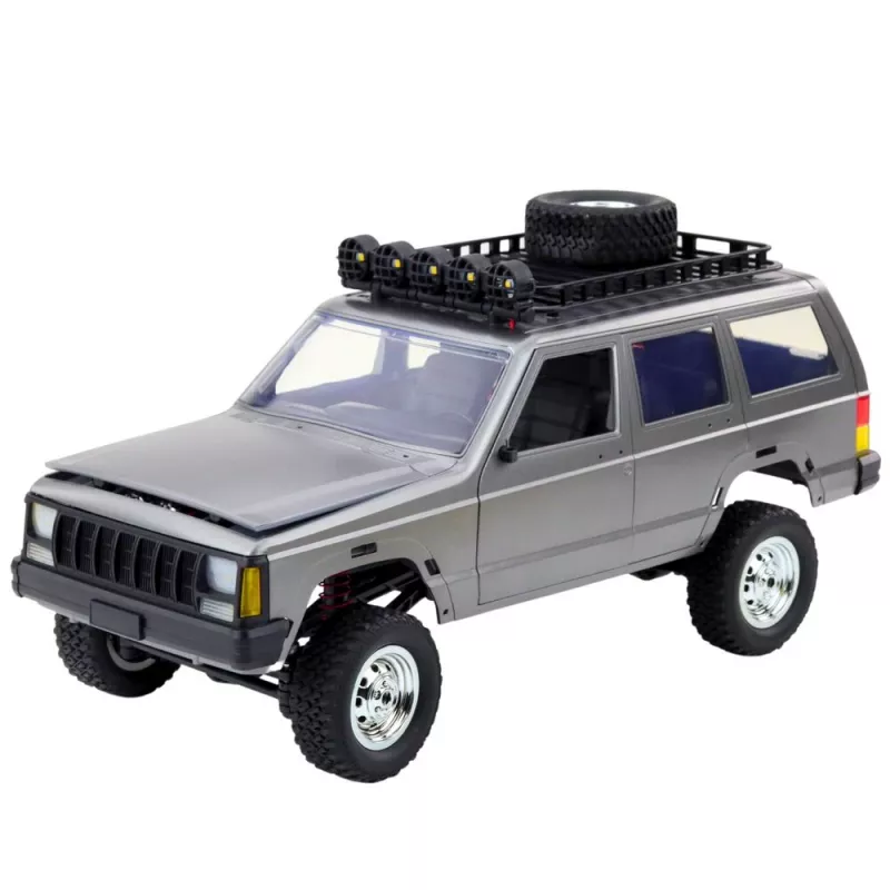 LEAN TOYS MN78 kauko-ohjattava RC-maastoauto 4x4 hopea 1:12