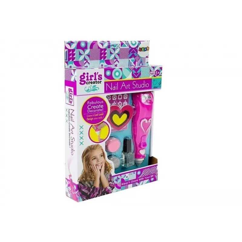LEAN TOYS kynsilakkasarja annostelijalla glitterkynsilakka