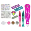 LEAN TOYS Kynsien koristelusarja kynsitapit glitterlevittimet timantit