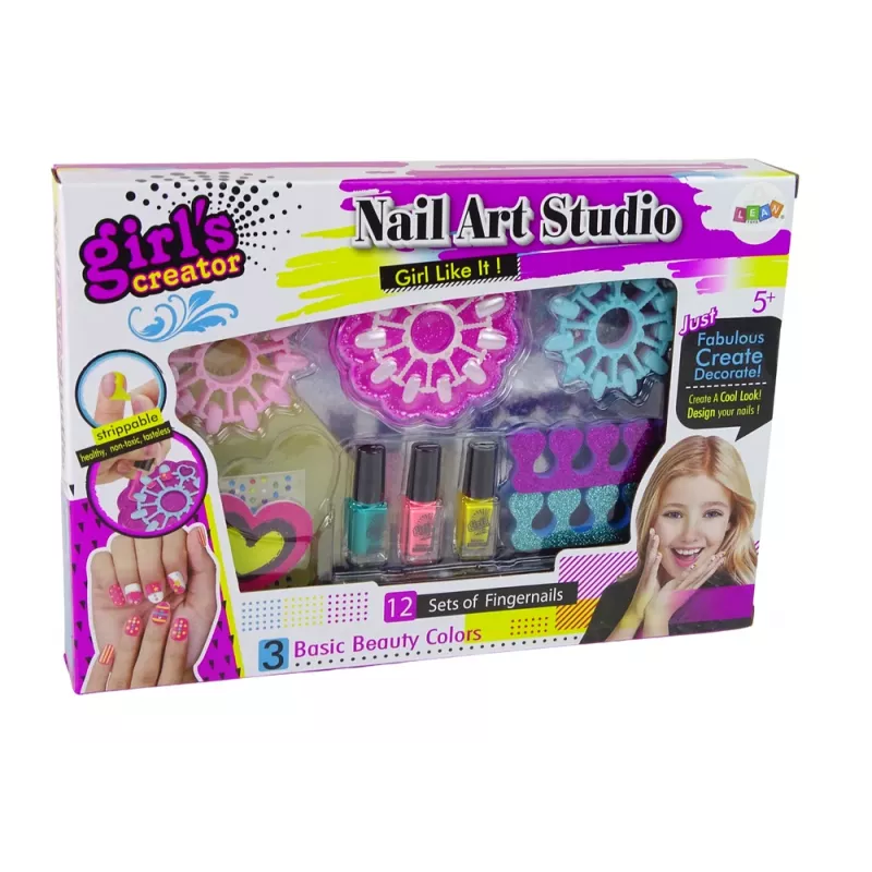 LEAN TOYS Kynsistailaussarja pienille naisille kynsitaidestudio