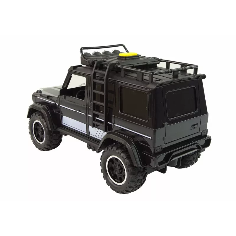 LEAN TOYS maastoauto 1:14 kitkaveto musta