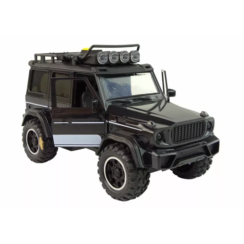 LEAN TOYS maastoauto 1:14 kitkaveto musta