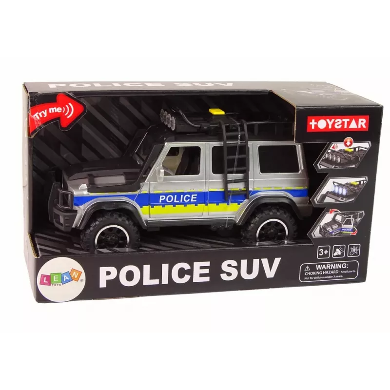 LEAN TOYS Off Road -poliisiauto 1:14 kitkaveto