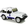 LEAN TOYS off-road-poliisiauto valkoinen
