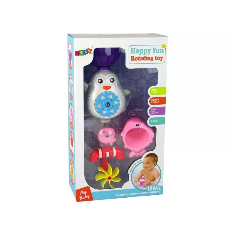 LEAN TOYS pingviini kylpylelu lapsille