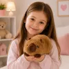 LEAN TOYS pehmoinen kapybara eläinmaskotti pehmolelu ruskea 16 cm