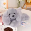 LEAN TOYS pehmo cocker spaniel -koira painotetuilla tassuilla, harmaa, 30 cm