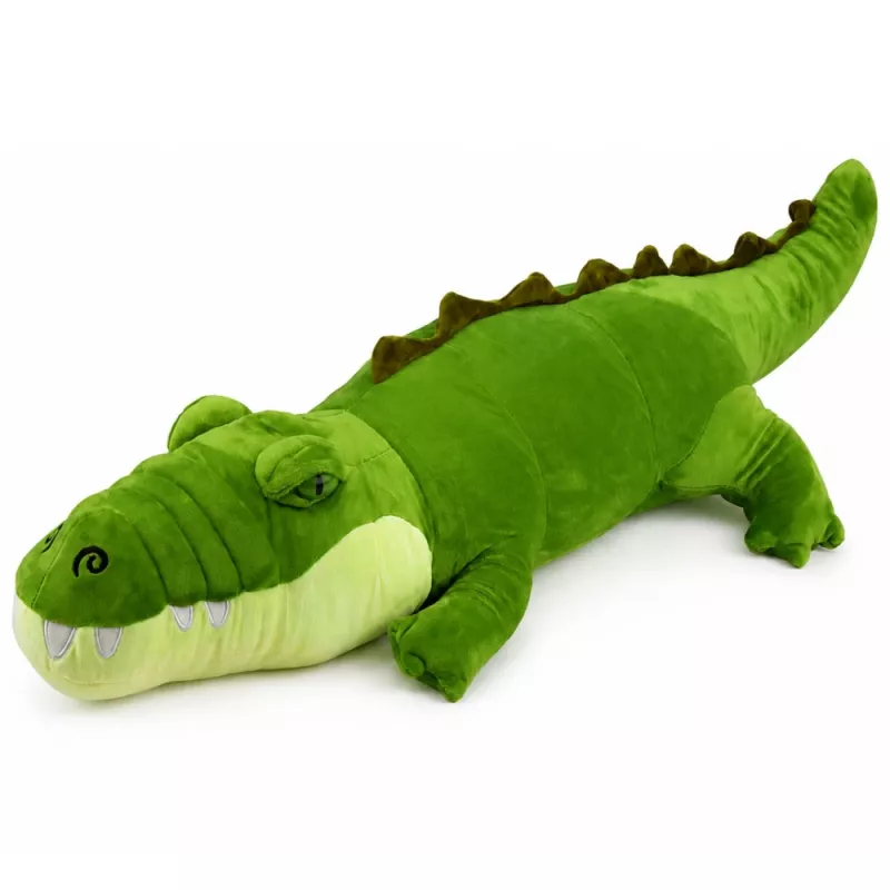 LEAN TOYS pehmokrokotiili maskotti kusieläin realistinen vihreä 70cm