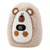 LEAN TOYS pehmeä siili käsienlämmitin ladattava beige 45°C / 55°C / 65°C