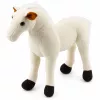 LEAN TOYS pehmohevonen pehmolelu maskotti kusieläin valkoinen 40cm x 37cm