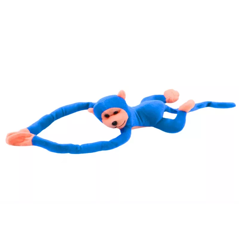 LEAN TOYS pehmeä koira maskotti äänellä, sininen 80 cm