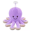 LEAN TOYS pehmoinen mustekalalelu imukupilla, violetti, 16 cm