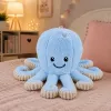 LEAN TOYS pehmoinen mustekala imukupilla, sininen, 16 cm