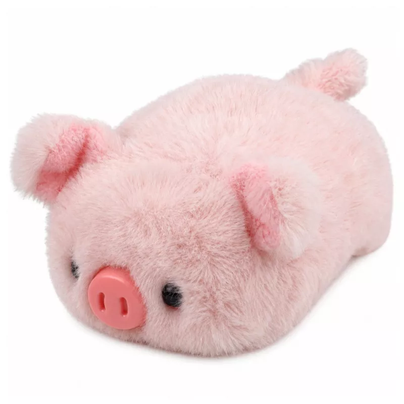 LEAN TOYS pehmoinen possumaskotti pehmeä pehmolelu pinkki 16 cm