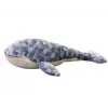LEAN TOYS pehmeä valas maskotti harmaa 90 cm