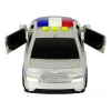 LEAN TOYS poliisiauto 1:14 kitkaveto äänet valo hopea