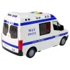 LEAN TOYS poliisiauto kitkavedolla, ääni ja valo