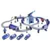 LEAN TOYS Police Town junasetti sininen 203 km/h