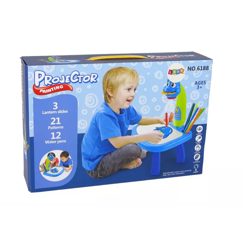 LEAN TOYS projektori piirtämisen oppimiseen dinosaurusprojektoripöytä