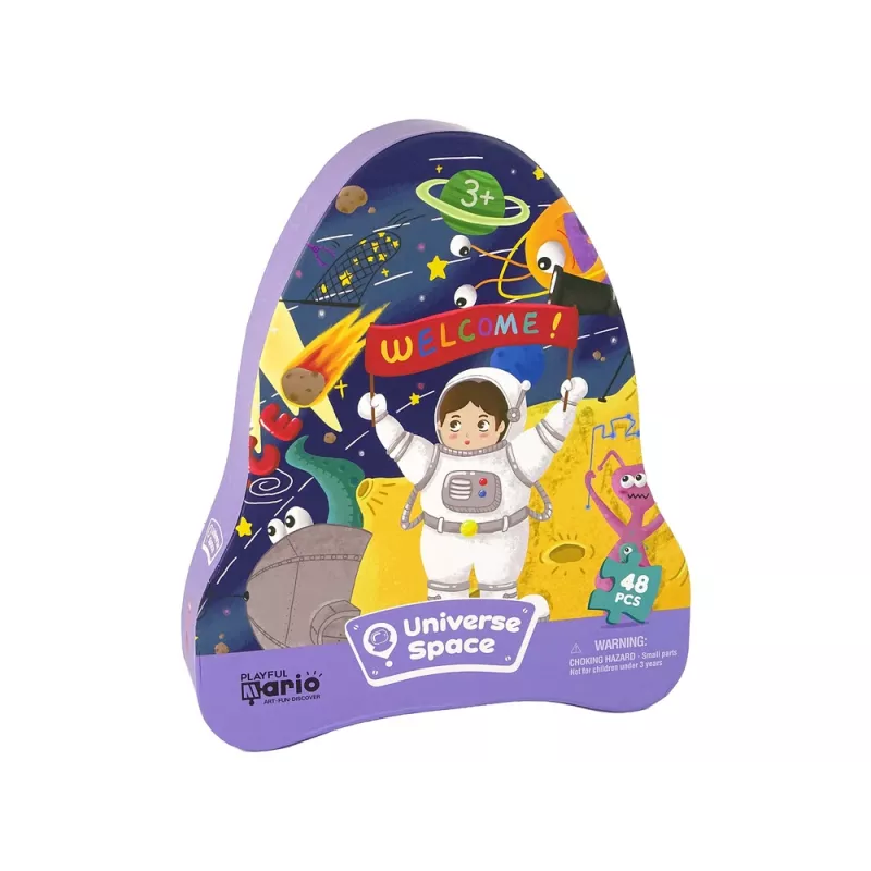 LEAN TOYS Palapeli Avaruus Ufo Planeetat 48 palaa