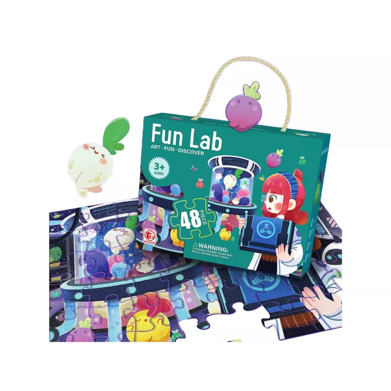 LEAN TOYS palapelit lapsille laboratorio palapeli 48 osaa