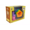 LEAN TOYS Pyramidikupit vauvoille tähdet