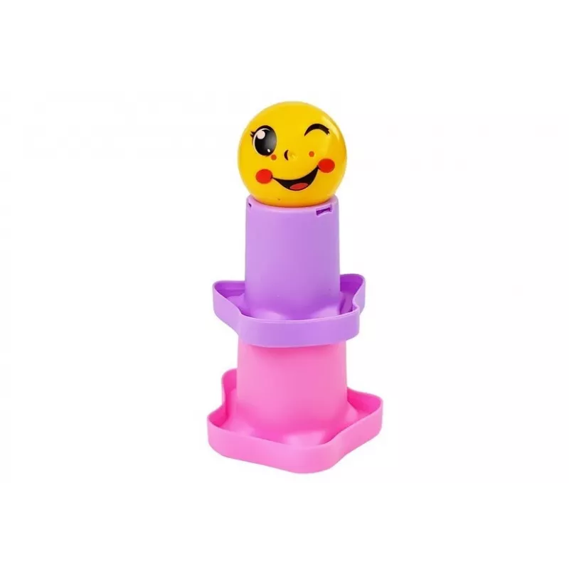 LEAN TOYS Pyramidikupit vauvoille tähdet