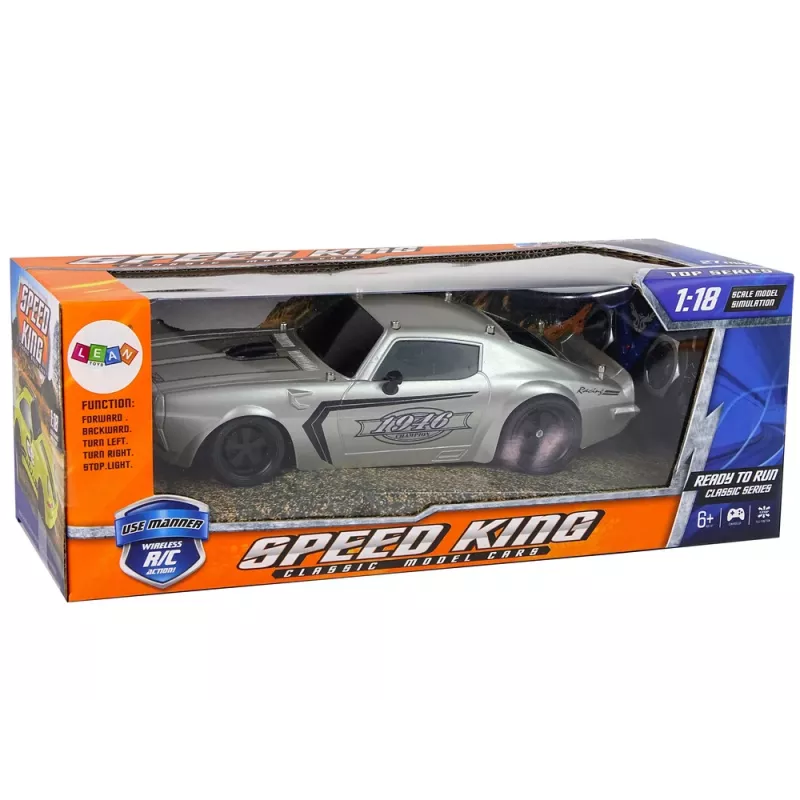 LEAN TOYS R/C 1:18 hopea Champion ohjain urheiluauto