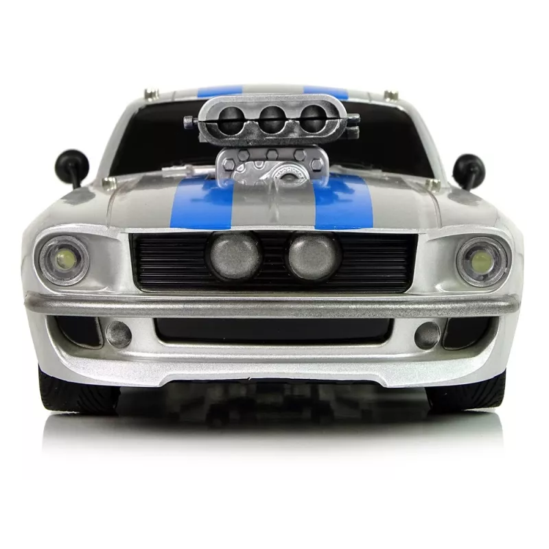 LEAN TOYS R/C-urheiluauto 1:16 hopea siniset raidat ohjain