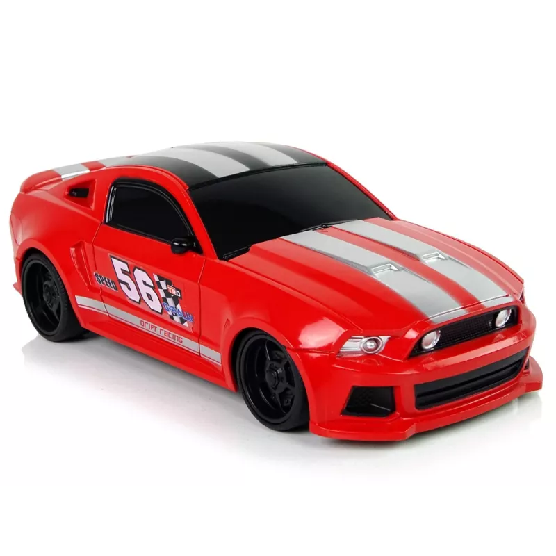 LEAN TOYS R/C-urheiluauto 1:24 Racing punainen sävytetyt ikkunat
