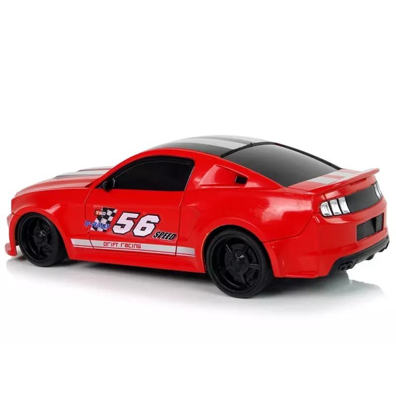 LEAN TOYS R/C-urheiluauto 1:24 Racing punainen sävytetyt ikkunat