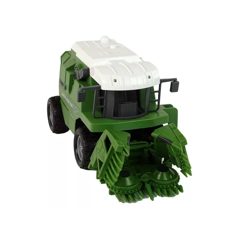 LEAN TOYS kauko-ohjattava leikkuupuimuri R/C valot vihreä