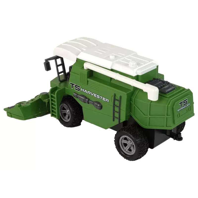 LEAN TOYS kauko-ohjattava leikkuupuimuri R/C valot vihreä