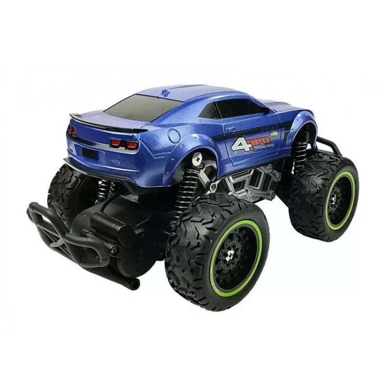 LEAN TOYS kauko-ohjattava auto Off-Road R/C sininen High Wheels