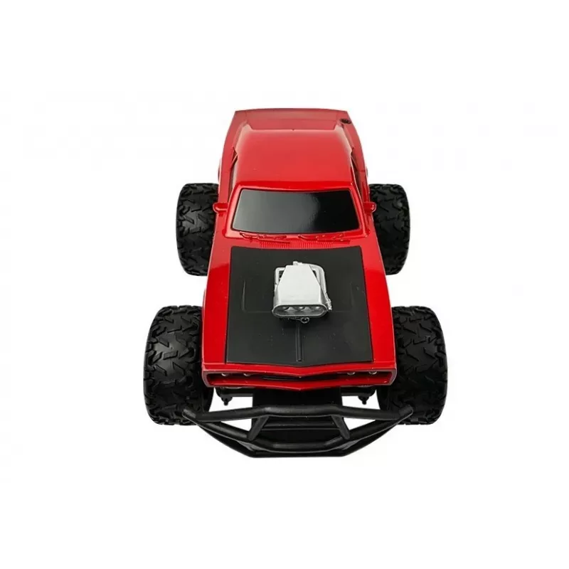 LEAN TOYS Kauko-ohjattava auto Off-Road R/C punainen High Wheels