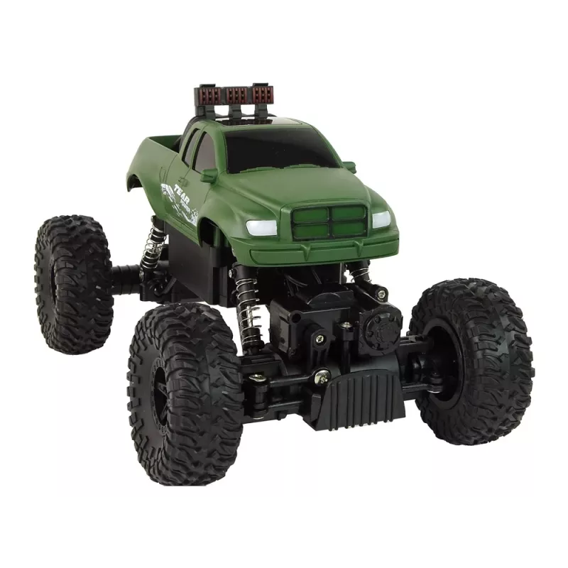 LEAN TOYS kauko-ohjattava auto R/C 2,4 GHz 1:18 vihreä