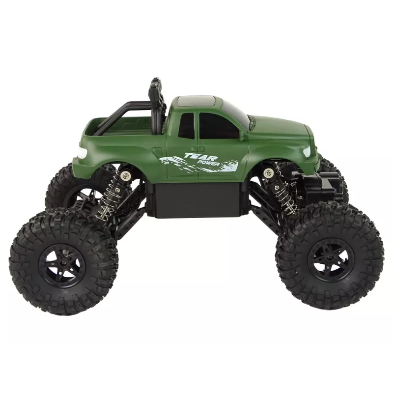 LEAN TOYS kauko-ohjattava auto R/C 2,4 GHz 1:18 vihreä
