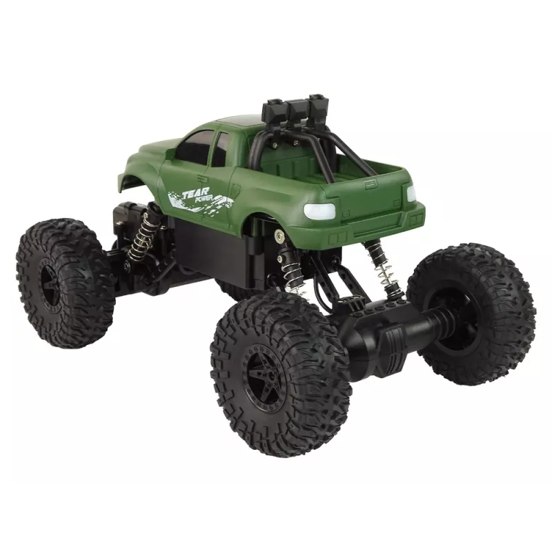 LEAN TOYS kauko-ohjattava auto R/C 2,4 GHz 1:18 vihreä