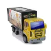 LEAN TOYS kauko-ohjattava rakennustyömaan kuorma-auto 1:24 keltainen