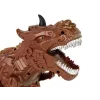 LEAN TOYS kaukosäädettävä dinosaurus höyryprojektori ruskea
