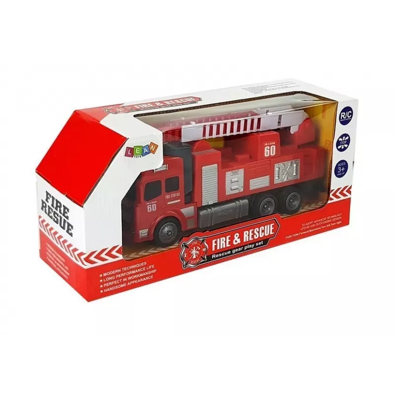 LEAN TOYS Kauko-ohjattava paloauto R/C