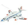 LEAN TOYS kauko-ohjattava matkustajalentokone LED-valoilla 40 MHz Pilot
