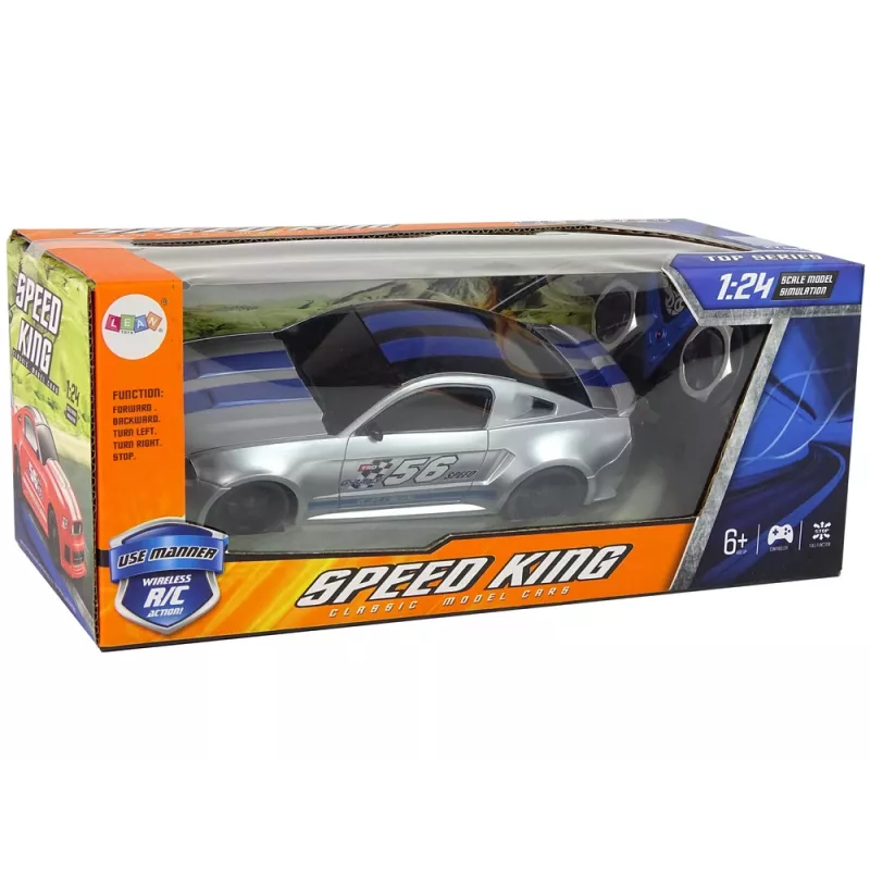 LEAN TOYS kauko-ohjattava R/C-urheiluauto 1:24 Speed King