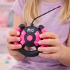 LEAN TOYS kauko-ohjattava off-road-auto nuken kanssa pinkki 1:16