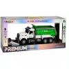 LEAN TOYS kauko-ohjattava RC-kippiauto liikkuvalla lavalla vihreä 1:14