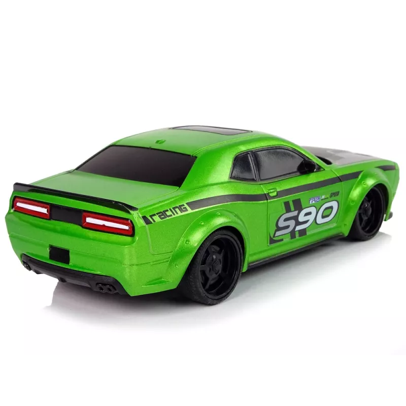 LEAN TOYS kaukosäädettävä urheiluauto 1:24 Racing vihreä