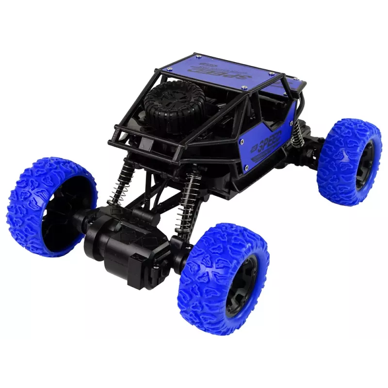 LEAN TOYS maastoauto kauko-ohjattava R/C 1:18 sininen